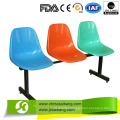 High Quality Colorful Plastic 3-Seater Waiting Chairs